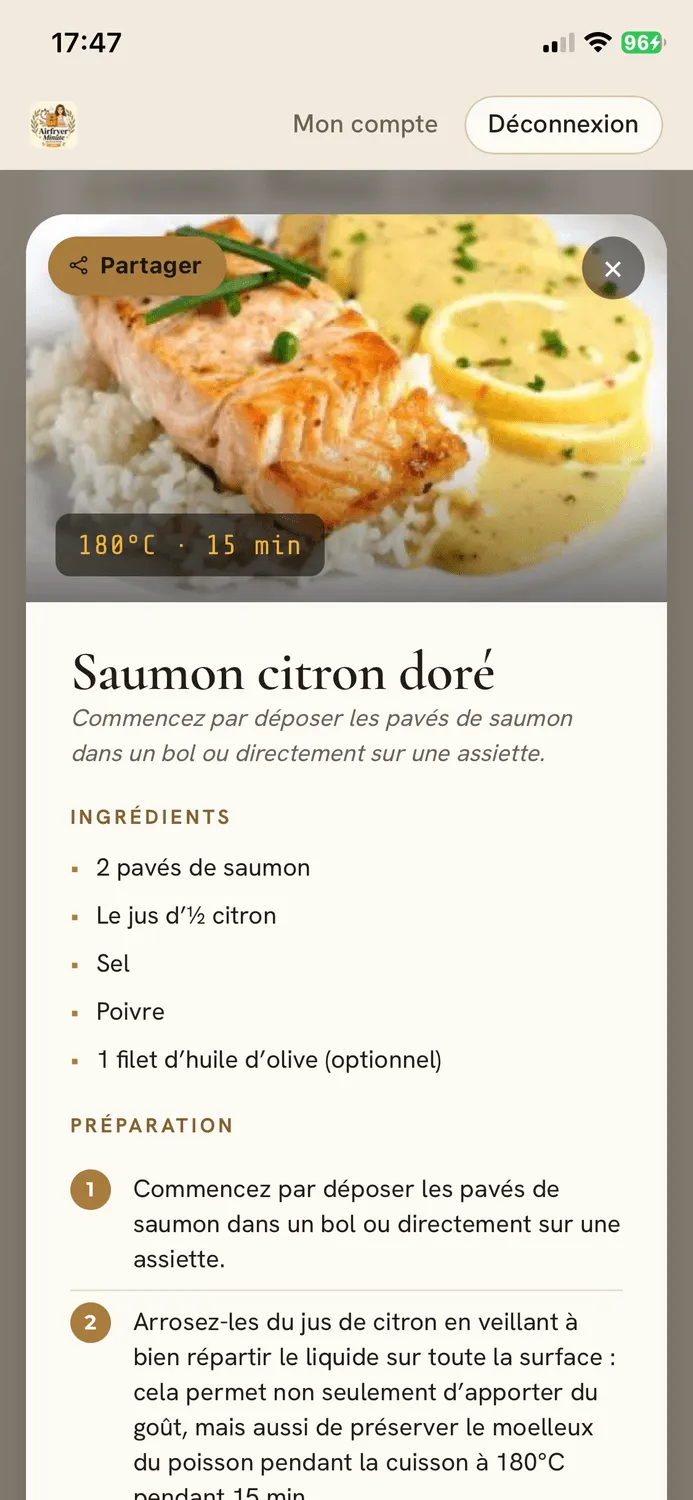 Ricette Air Fryer Minute