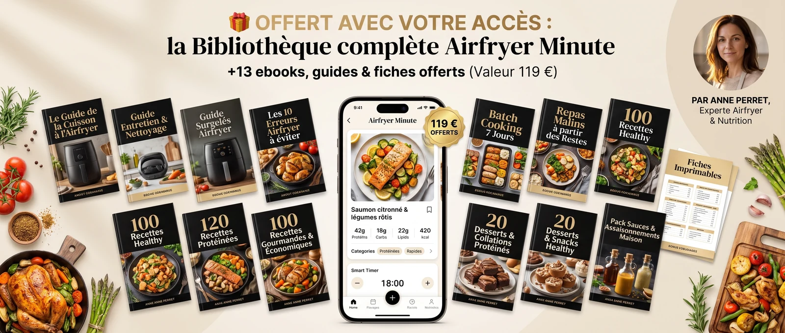 Libreria Air Fryer Minute — ebook e guide in omaggio