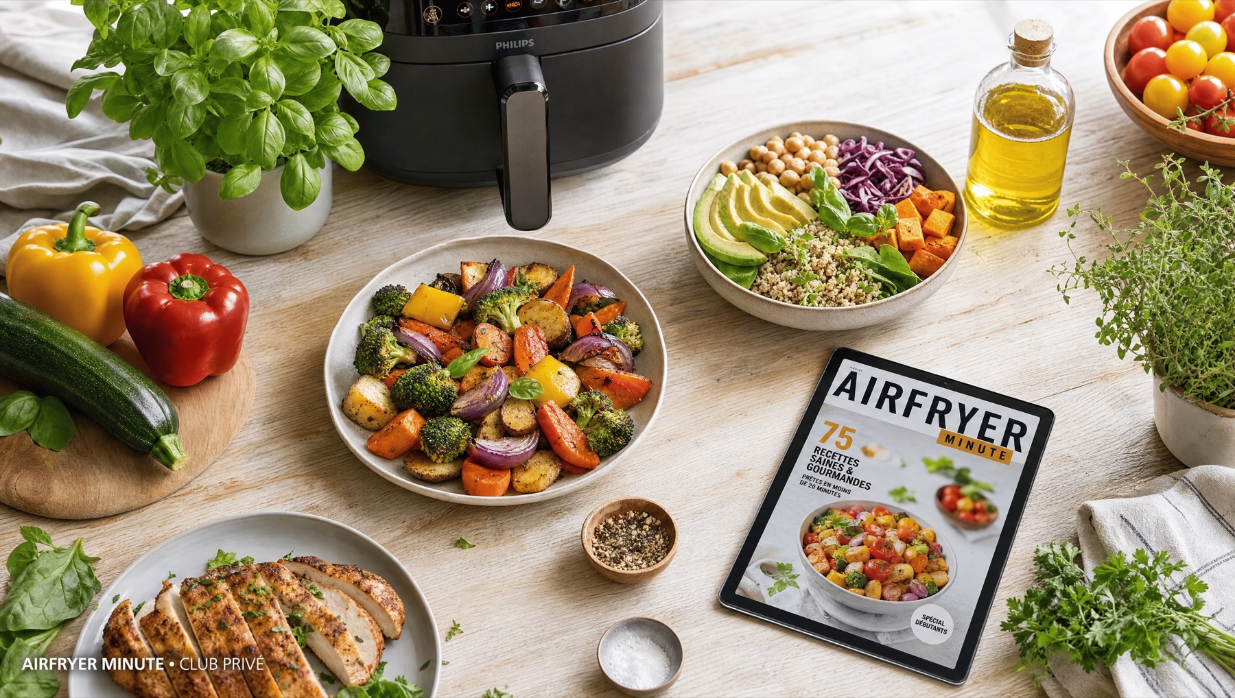 Healthy and indulgent Club Privé recipes