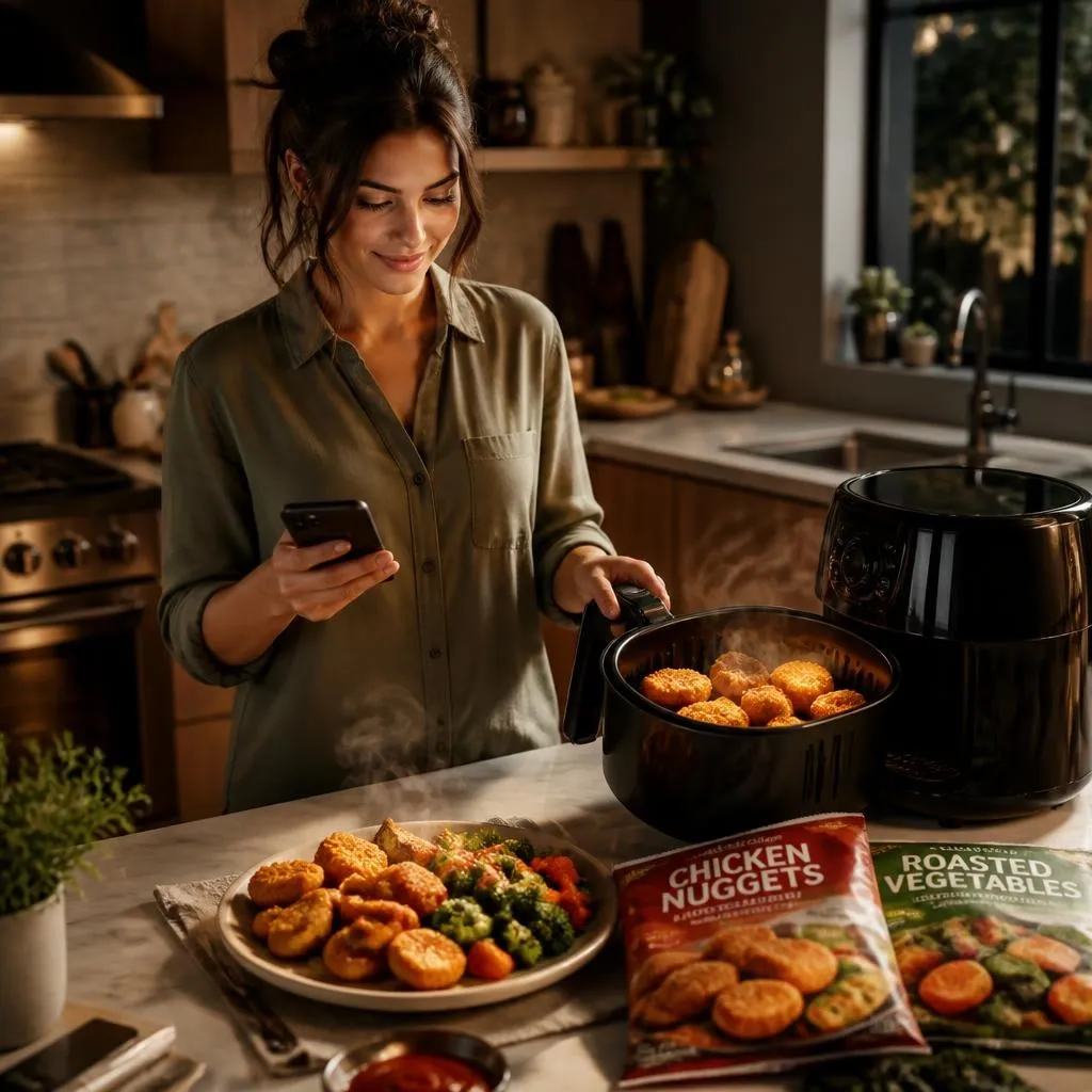Surgelati croccanti con l'air fryer
